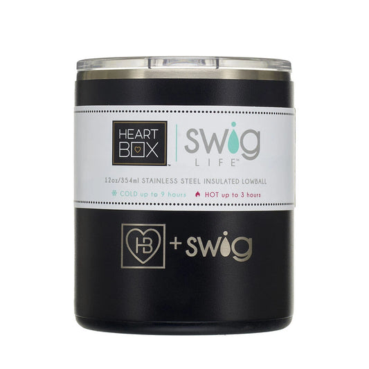 12 oz. HeartBox x Swig Life Stainless Steel Insulated Lowball | Build-A-Bear® - US 0796