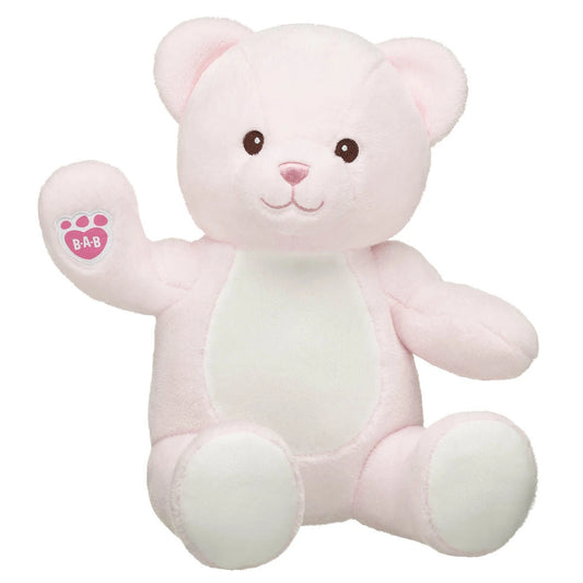 Baby Pink Teddy Bear with Gifting Bow | Build-A-Bear® - US 7665