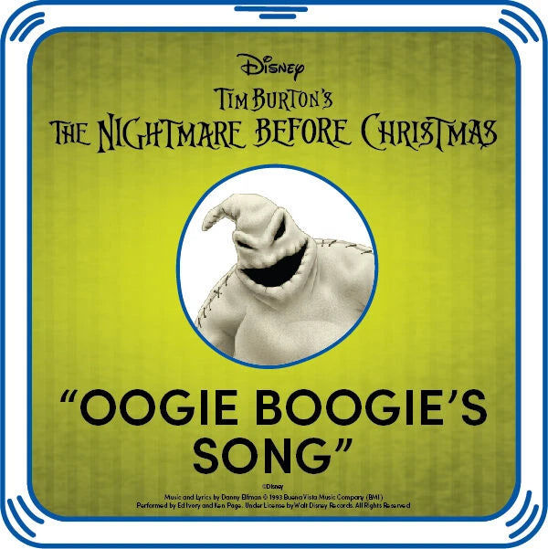 Disney Tim Burton's The Nightmare Before Christmas Neon Oogie Boogie Plush Gift Set with Sound | Build-A-Bear® - US 7608