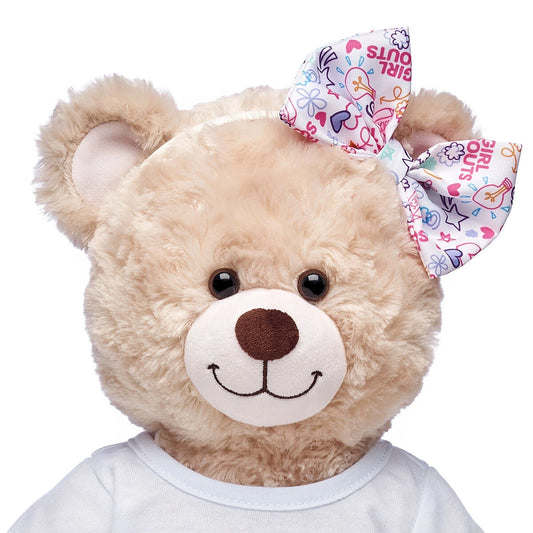 Build-A-Bear | Girl Scout Doodle Print Bow Headband - US 3224