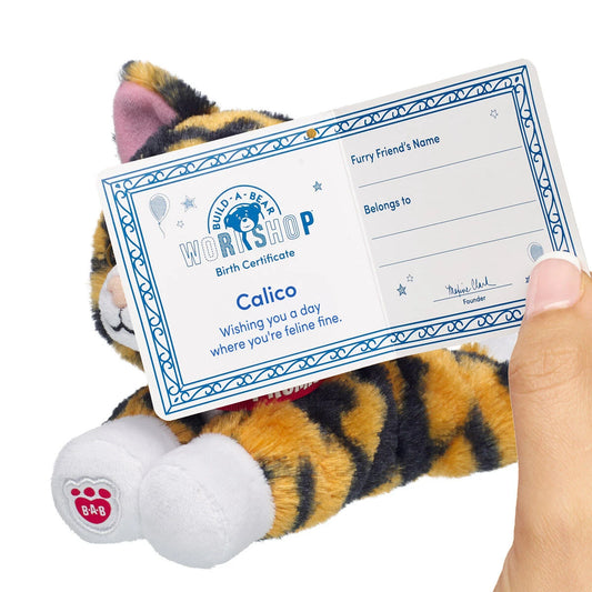 Build-A-Bear Mini Beans Promise Pets Calico Stuffed | BAB - US 3327