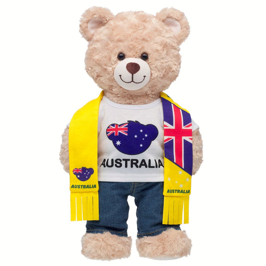 Australia Scarf & T-Shirt Set | Build-A-Bear - US 3818