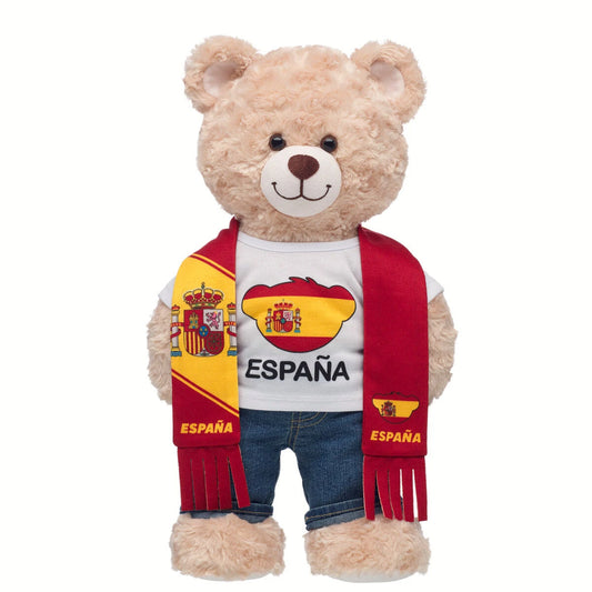 Spain Scarf & T-Shirt Set | Build-A-Bear - US 8299