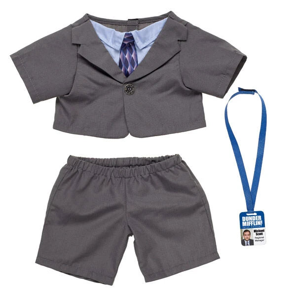 The Office Michael Scott Costume for Stuffed Animals | Build-A-Bear® - US 0078