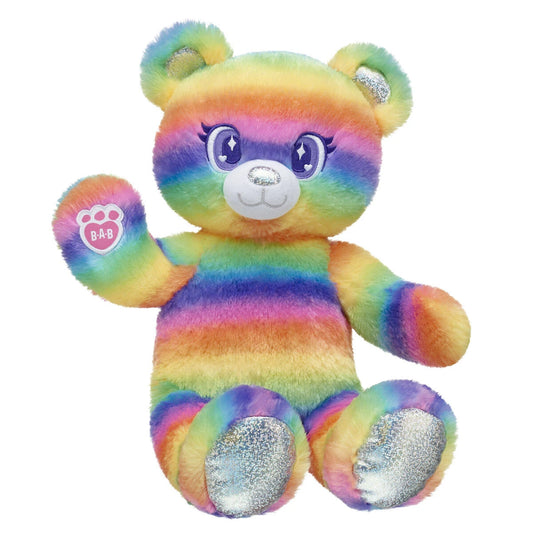Rainbow Stripes Teddy Bear Gift Set | Build-A-Bear - US 4807