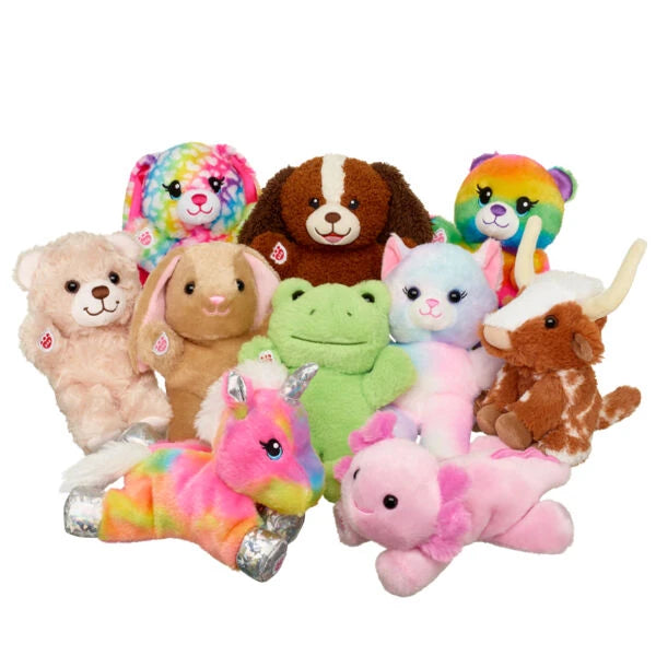 Build-A-Bear Mini Beans Spring Green Frog Stuffed Animal - US 7925