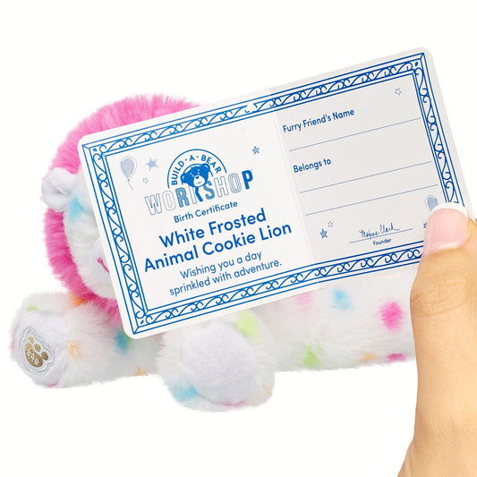 Build-A-Bear Mini Beans White Frosted Animal Cookie | BAB - US 5279