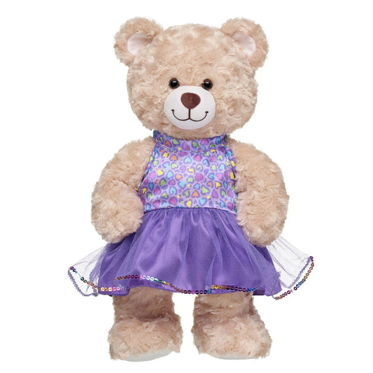 Rainbow Leopard Print Dress | Build-A-Bear - US 7673