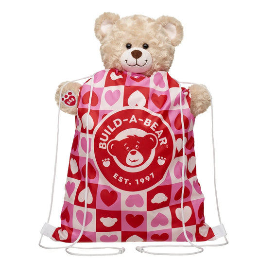 Heart Print Toy Bear Carrier | Build-A-Bear® - US 5017
