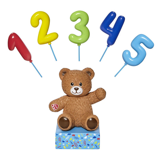 Build-A-Bear® Brown Bear Base with CeleBEARate Balloon Inserts (1-5) - US 0495