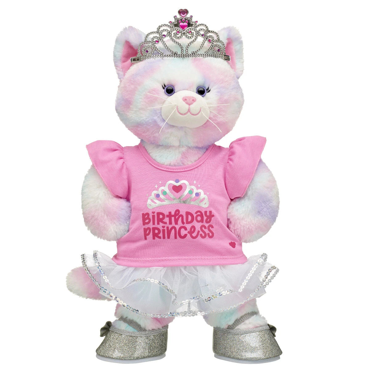 Plush Pastel Swirl Kitty Birthday Gift Set - US 4941