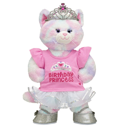 Plush Pastel Swirl Kitty Birthday Gift Set - US 4941