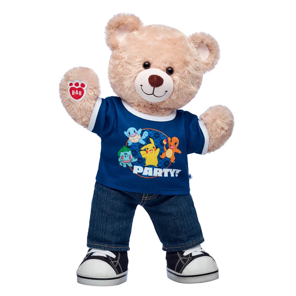 Happy Hugs Teddy Pokémon Party Gift Set | Build-A-Bear® - US 7417