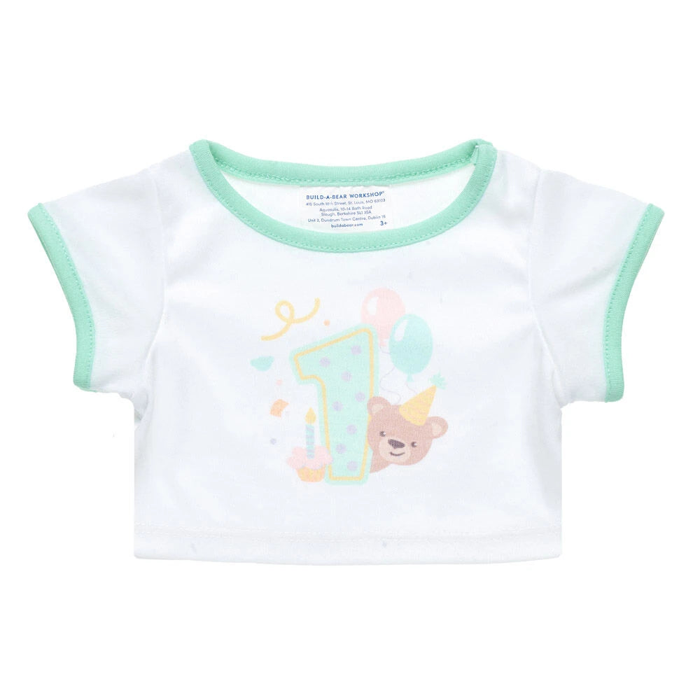 First Birthday T-Shirt for Stuffed Animals | Build-A-Bear® - US 8343
