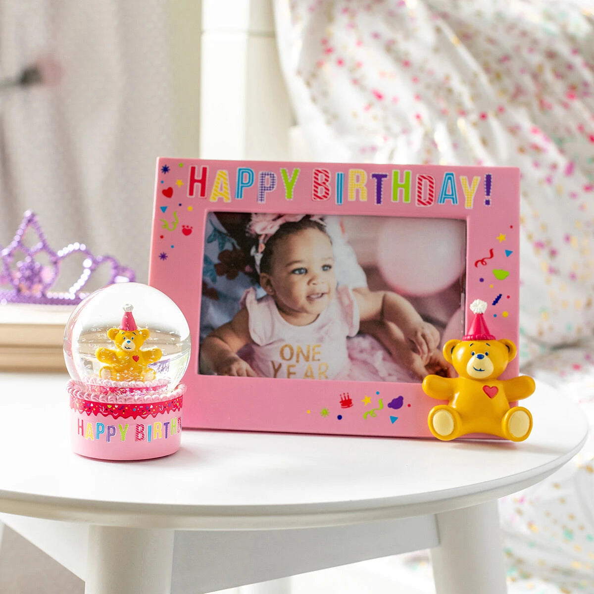 Build-A-Bear® Happy BEARthday! Pink Photo Frame - US 9553