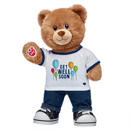 Lil' Cub® Brownie Teddy Bear "Get Well Soon" Gift Set | Build-A-Bear® - US 8620