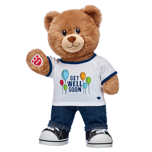 Lil' Cub® Brownie Teddy Bear "Get Well Soon" Gift Set | Build-A-Bear® - US 8620