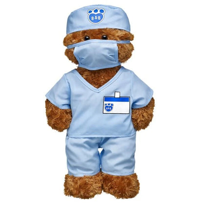 Blue Scrubs 4 pc. for Stuffed Animals | Build-A-Bear® - US 4453