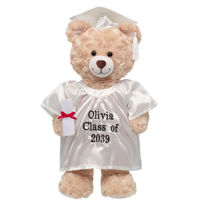 Personalized Embroidered White Graduation Set | Build A Bear - US 8135