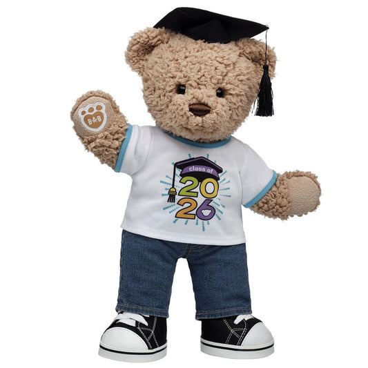 Timeless Teddy Bear Class of 2026 Graduation Gift Set | Build-A-Bear - US 9936