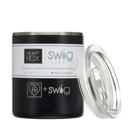 12 oz. HeartBox x Swig Life Stainless Steel Insulated Lowball | Build-A-Bear® - US 6676