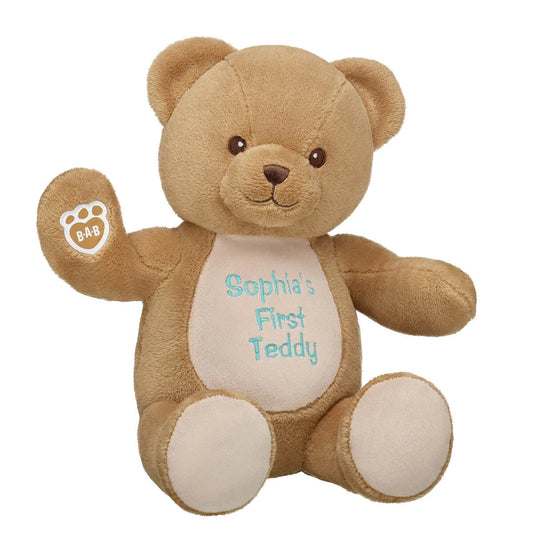 Embroidered Baby Brown Teddy Bear | Build-A-Bear® - US 7317