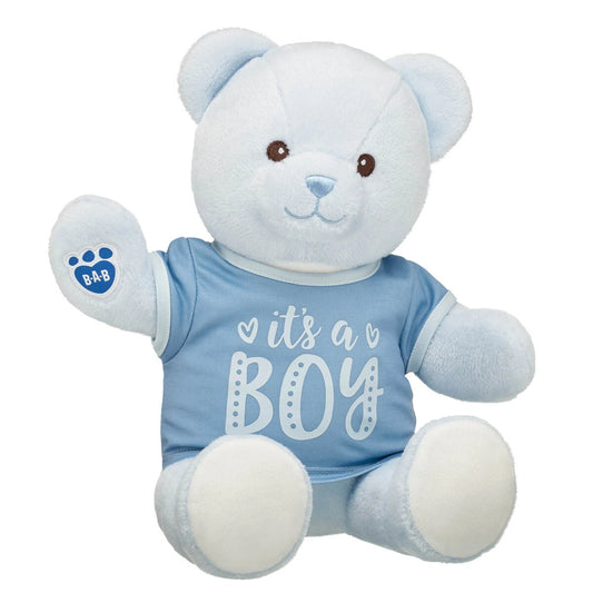 Baby Blue Teddy Bear "It's a Boy" Gift Set | Build-A-Bear® - US 3039