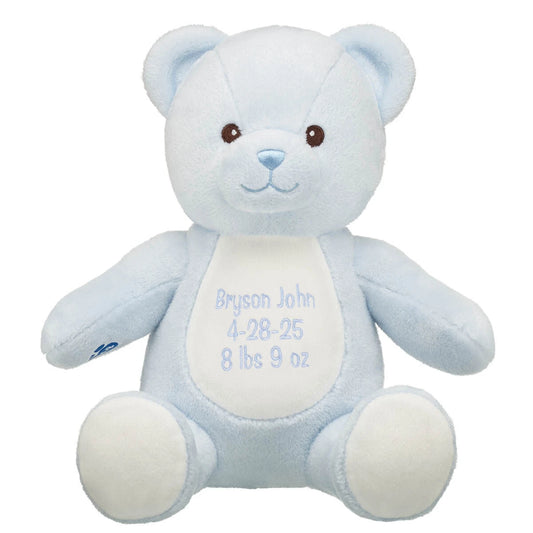 Embroidered Baby Blue Teddy Bear | Build-A-Bear® - US 7146