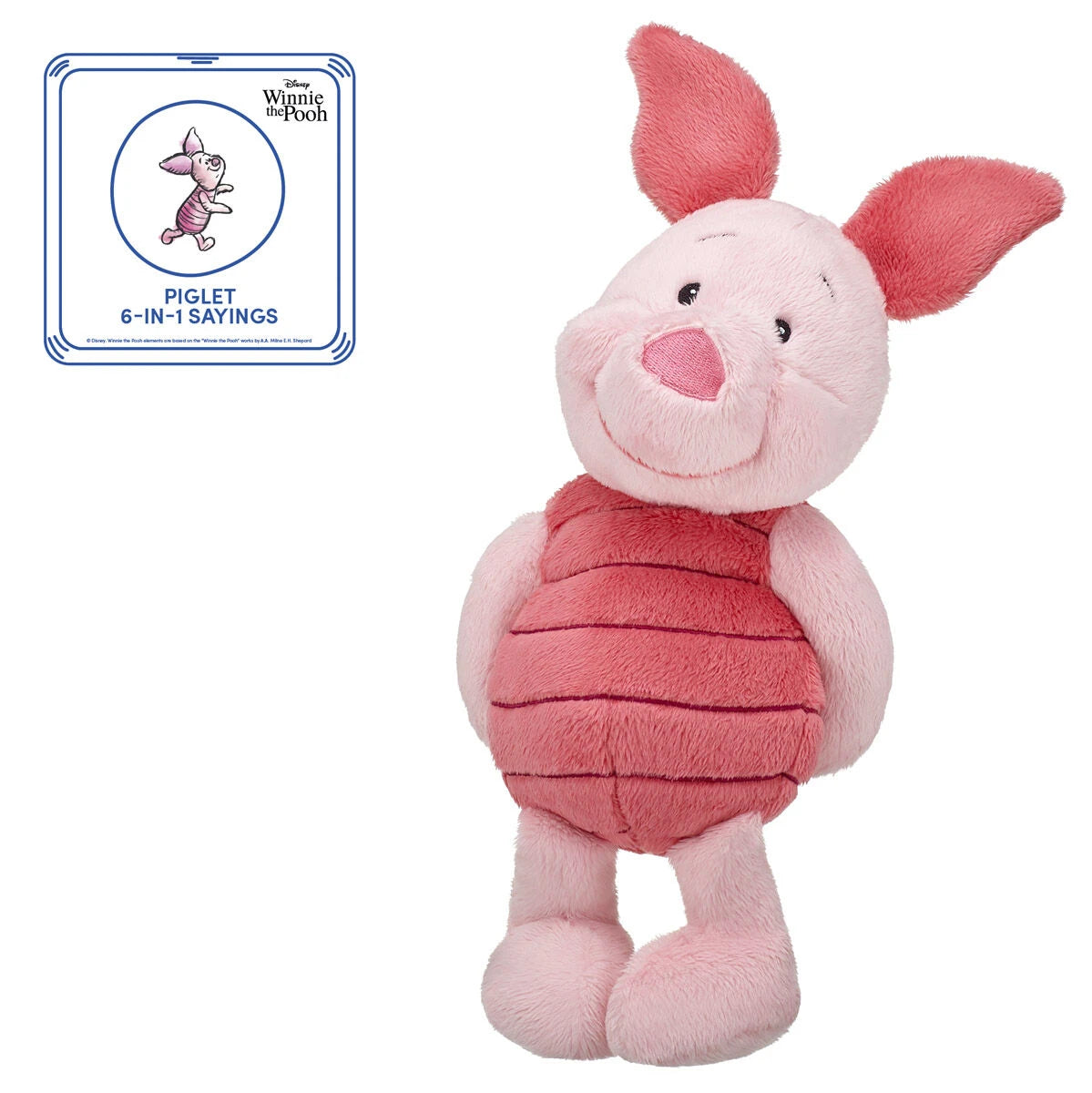 Winnie the Pooh Piglet Stuffed Animal &amp; Sound | Build-A-Bear® - US 5133