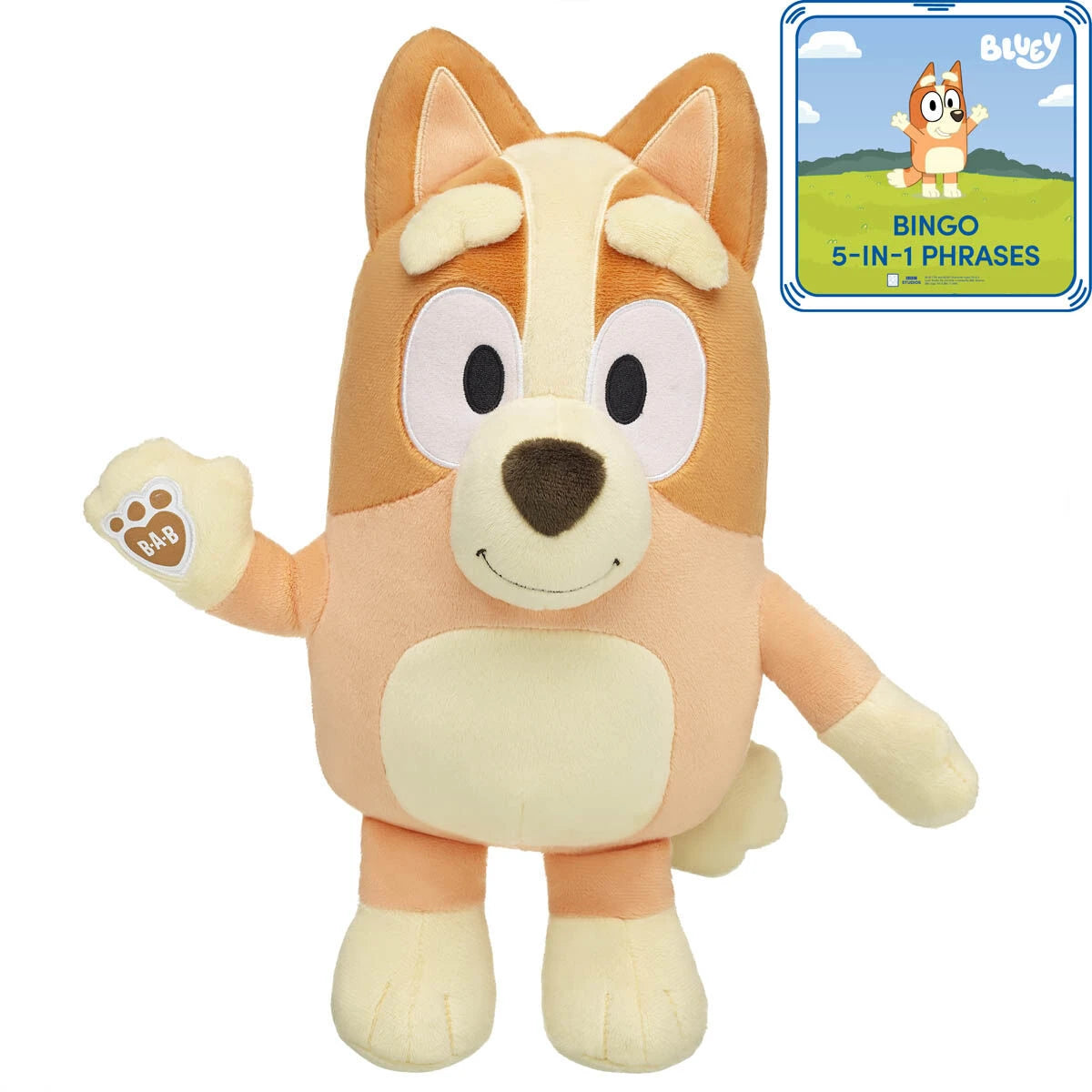 Talking Bingo Plush | Shop Bluey at Build-A-Bear® - US 6247