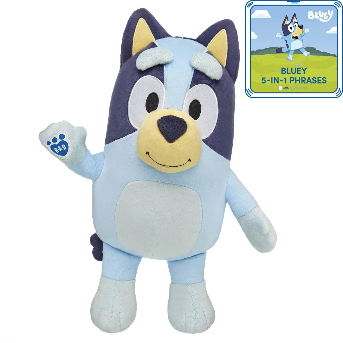 Bluey Sound Effects Talking Stuffed Plush | Build-A-Bear® - US 2216