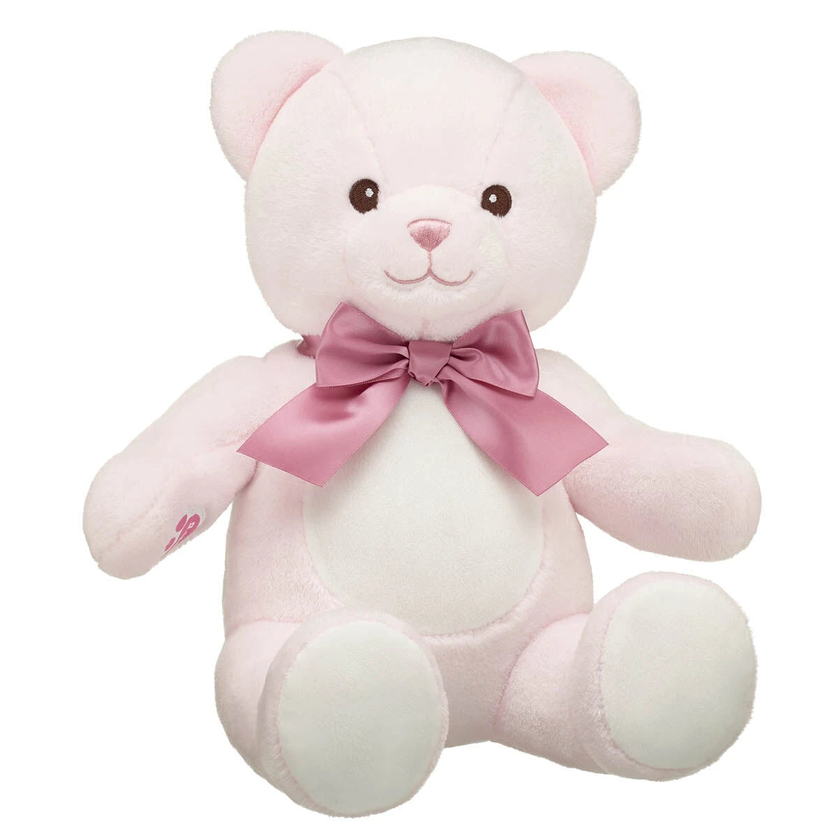 Baby Pink Teddy Bear with Gifting Bow | Build-A-Bear® - US 2130