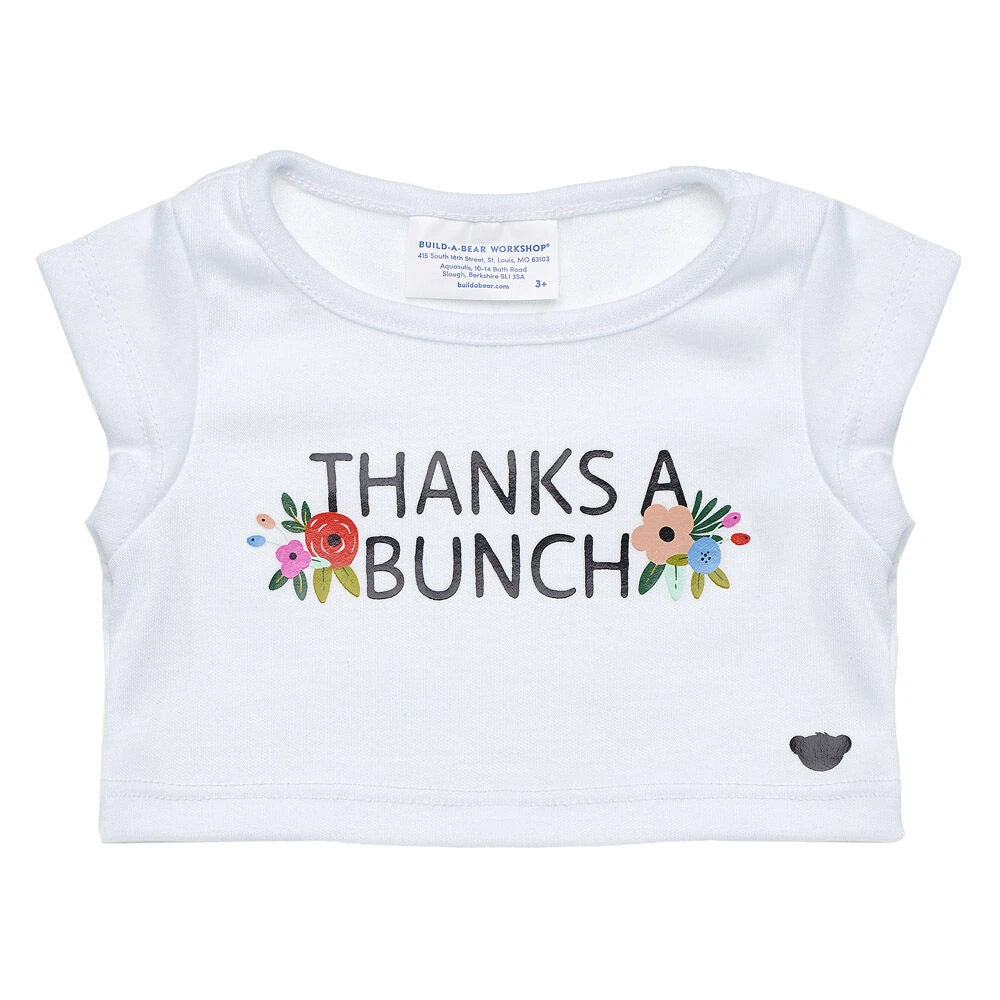 Thanks a Bunch T-Shirt for Stuffed Animals | Build-A-Bear® - US 1701