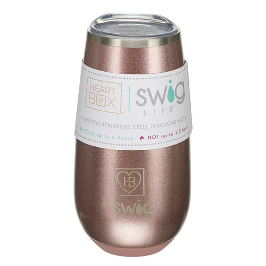 6 oz. HeartBox x Swig Life Stemless Flute | Build-A-Bear® - US 6222