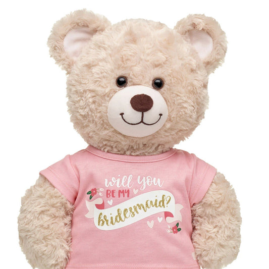 "Will You Be My Bridesmaid?" T-Shirt for Stuffed Animals | Build-A-Bear® - US 5503