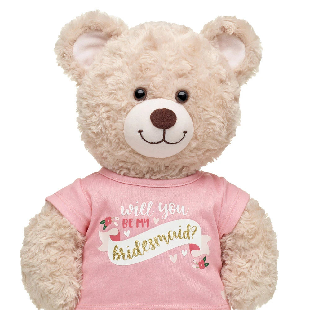 "Will You Be My Bridesmaid?" T-Shirt for Stuffed Animals | Build-A-Bear® - US 2148