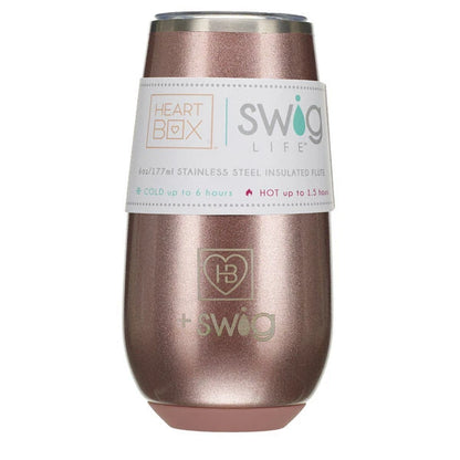 6 oz. HeartBox x Swig Life Stemless Flute | Build-A-Bear® - US 6222