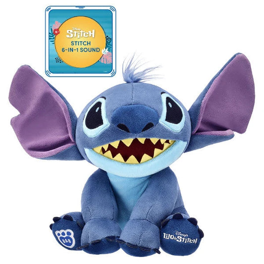 Disney's Stitch Stuffed Animal with Sound | Shop Now at Build-A-Bear® - US 8196
