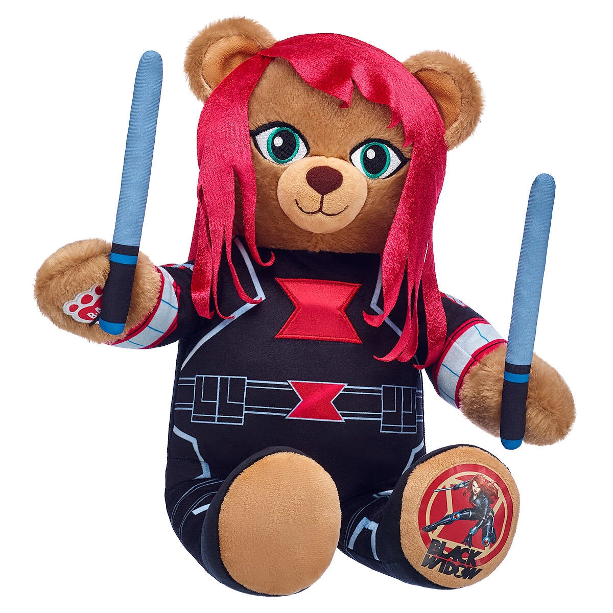 Marvel Black Widow Inspired Teddy Bear | Build-A-Bear® - US 3362
