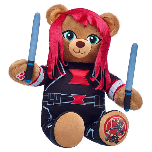 Marvel Black Widow Inspired Teddy Bear | Build-A-Bear® - US 8793