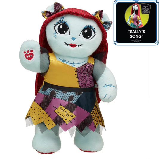 Online Exclusive Disney Tim Burton's The Nightmare Before Christmas Sweet Sally Plush Gift Set with Sound | Build-A-Bear® - US 8156