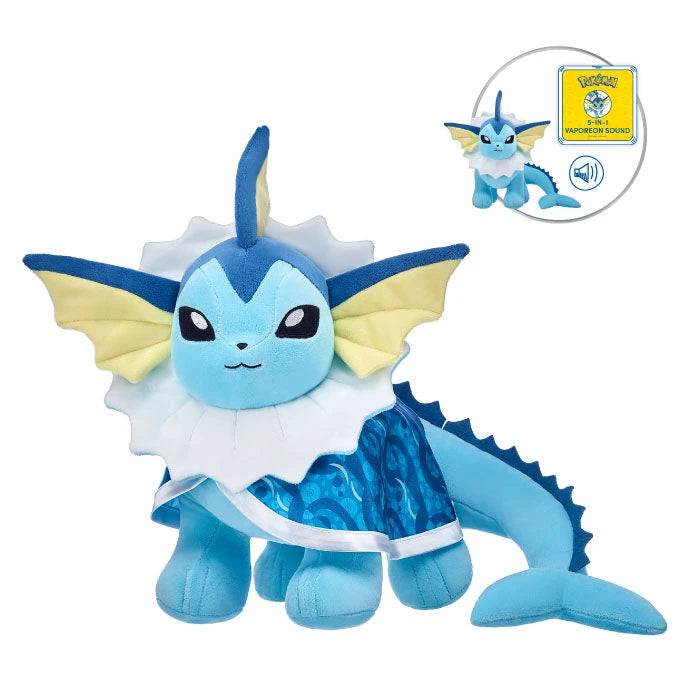 Pokémon Vaporeon Plush Bundle | Build-A-Bear - US 1593