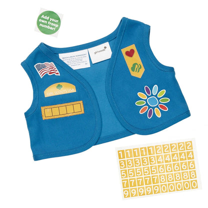 Girl Scout Cookie Teddy Bear Daisy Gift Set w/ Bows | BAB - US 7767