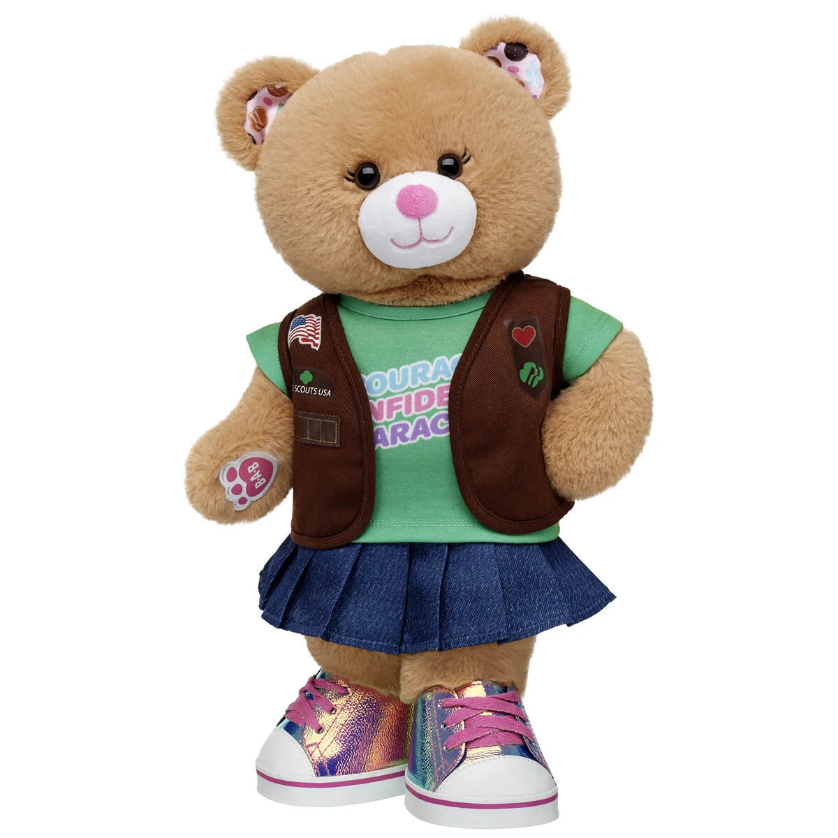 Girl Scout Cookie Teddy Bear Brownie Gift Set | BAB - US 9876