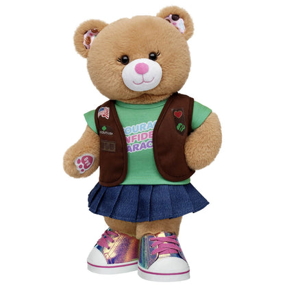 Girl Scout Cookie Teddy Bear Brownie Gift Set | BAB - US 9876