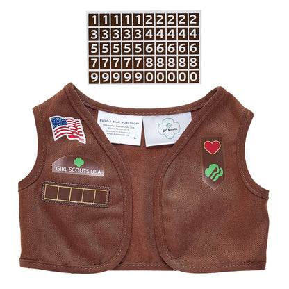 Girl Scout Cookie Teddy Bear Brownie Gift Set | BAB - US 6917