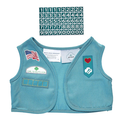 Girl Scout Cookie Teddy Bear Junior Gift Set w/ Bows | BAB - US 0612