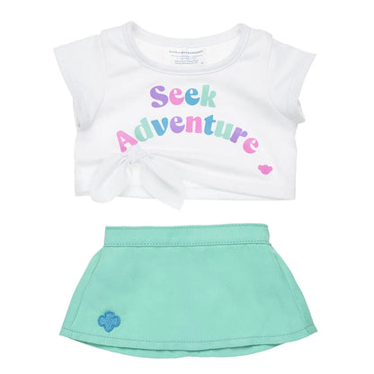 Girl Scout "Seek Adventure" Skirt Set for Stuffed Animals | Build-A-Bear® - US 7938
