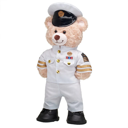 Happy Hugs Teddy Bear Naval Officer Gift Set | Build-A-Bear® - US 4924
