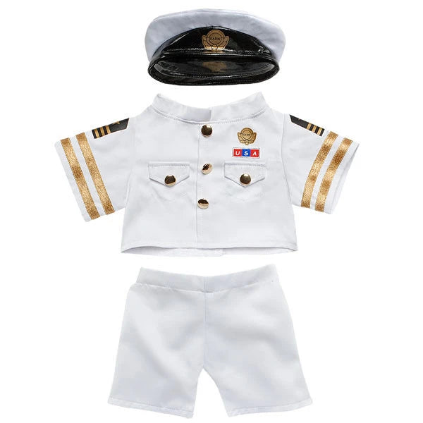 Naval Officer Uniform 3 pc. for Stuffed Animals | Build-A-Bear® - US 3029